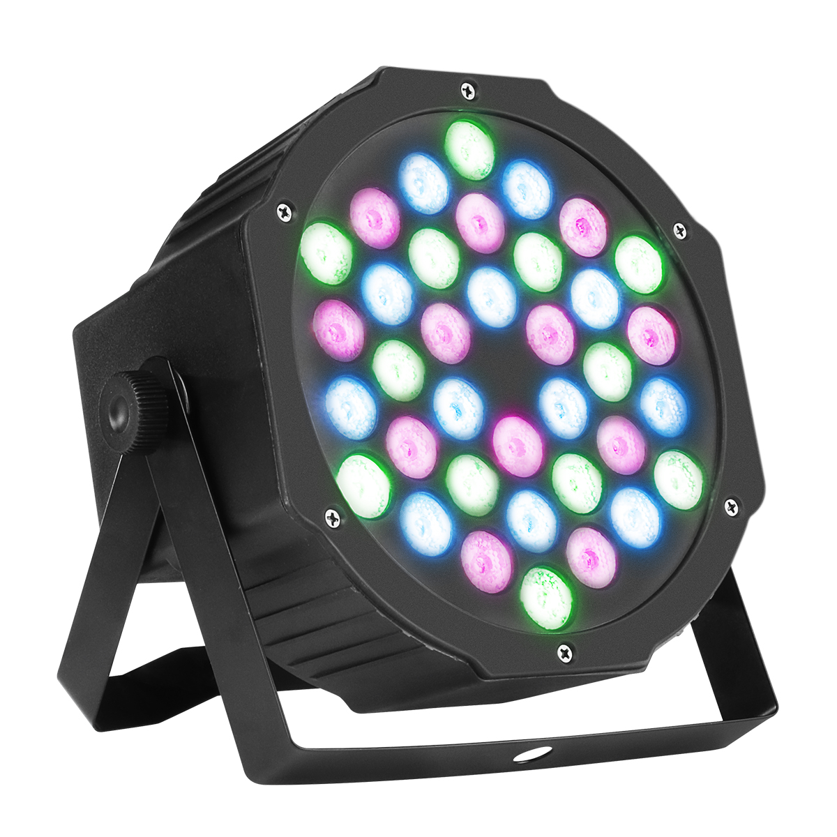 FT08 5248 REFLETOR LED PAR 36 LEDS 1W RGB SLIM PAR 18 LUMINOS-THUMB